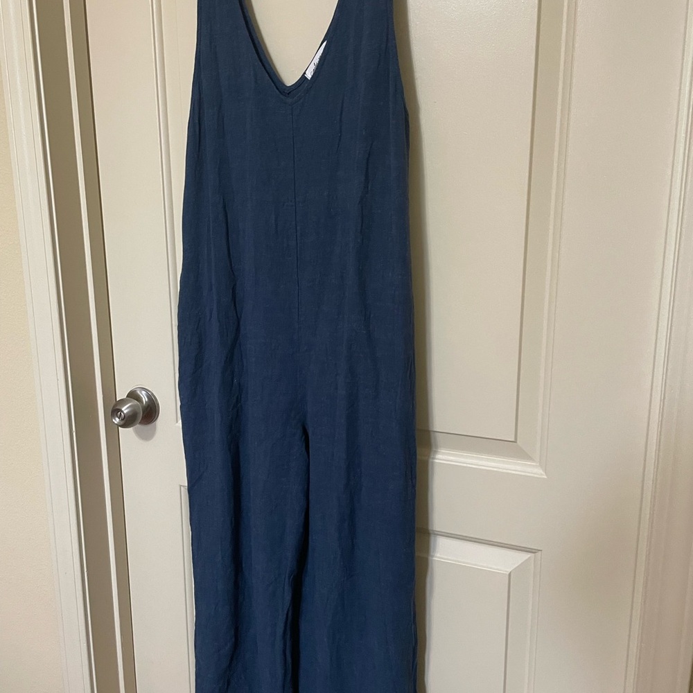 Carly Jean Los Angeles Navy Jumpsuit